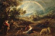 Peter Paul Rubens Landscape with Rainbow oil painting on canvas